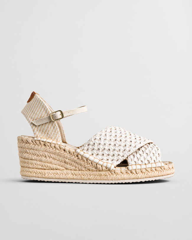 Luliza Strick-Espadrille mit Keilabsatz