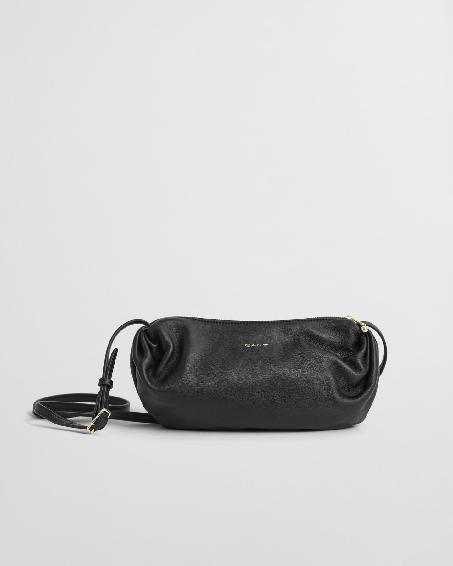 Umhängetasche aus gerafftem Lammleder