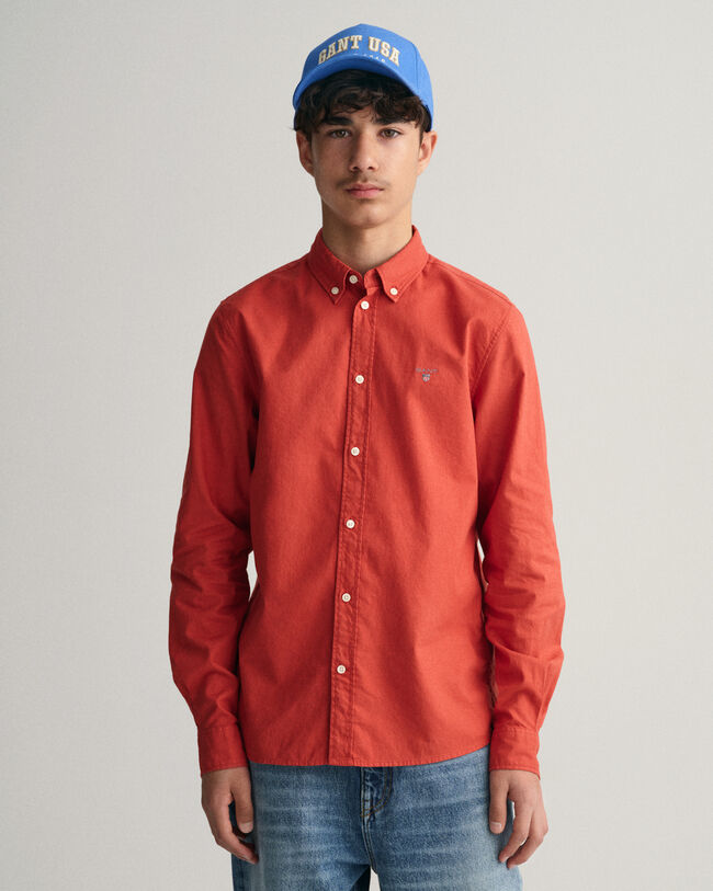 Teen Boys Hemd aus Baumwolltwill