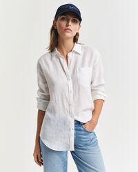 Relaxed Fit Leinen Bluse
