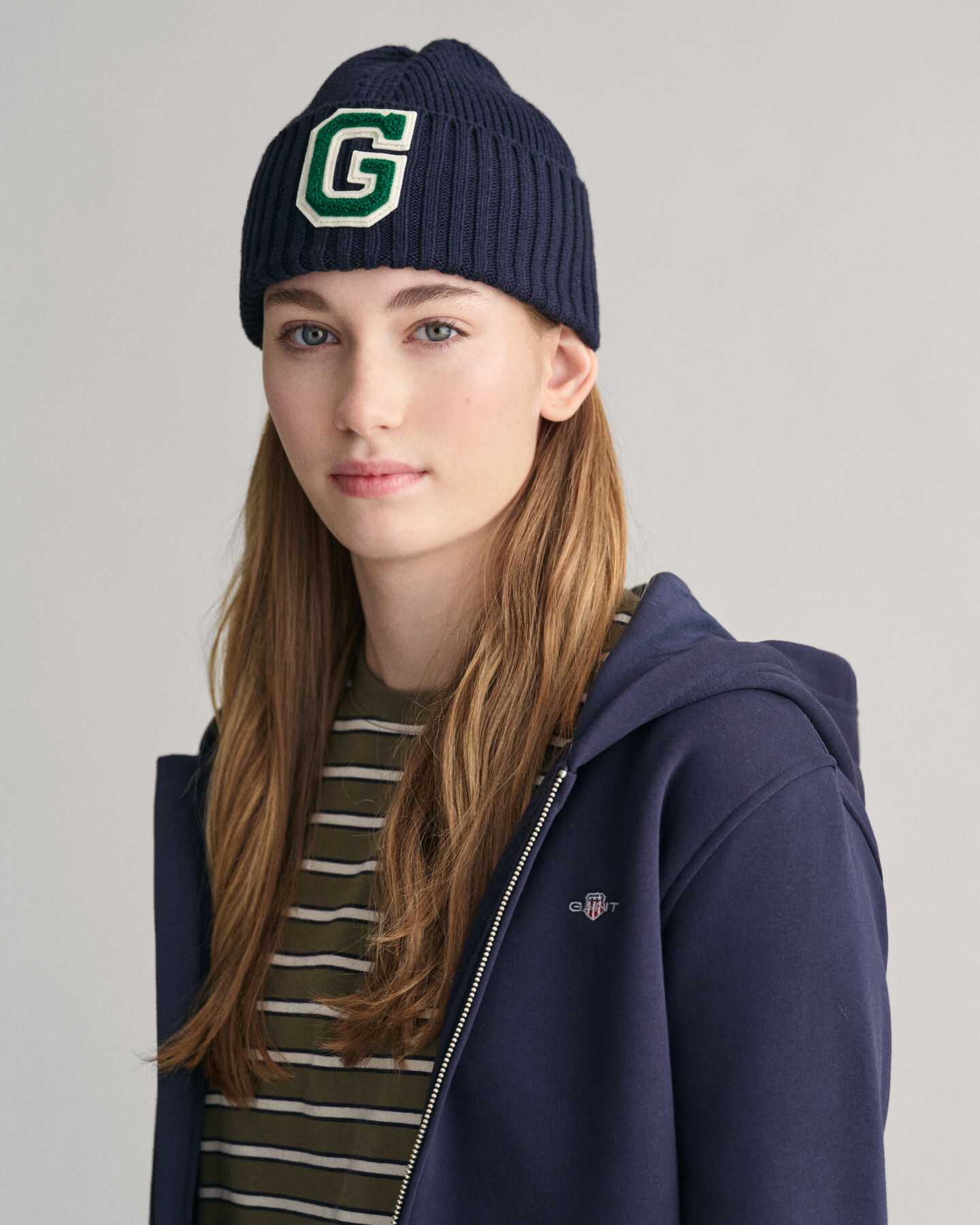Teens G Badge Rippstrick-Beanie