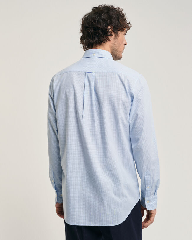 Seasonal Essential Regular Fit Archive Shield Popeline Hemd mit Vichy-Karo