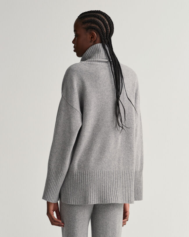 Lounge Rollkragenpullover