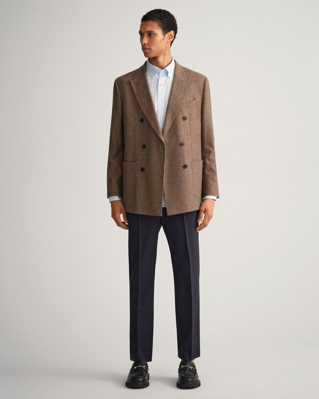 Regular Fit Banker Broadcloth Hemd