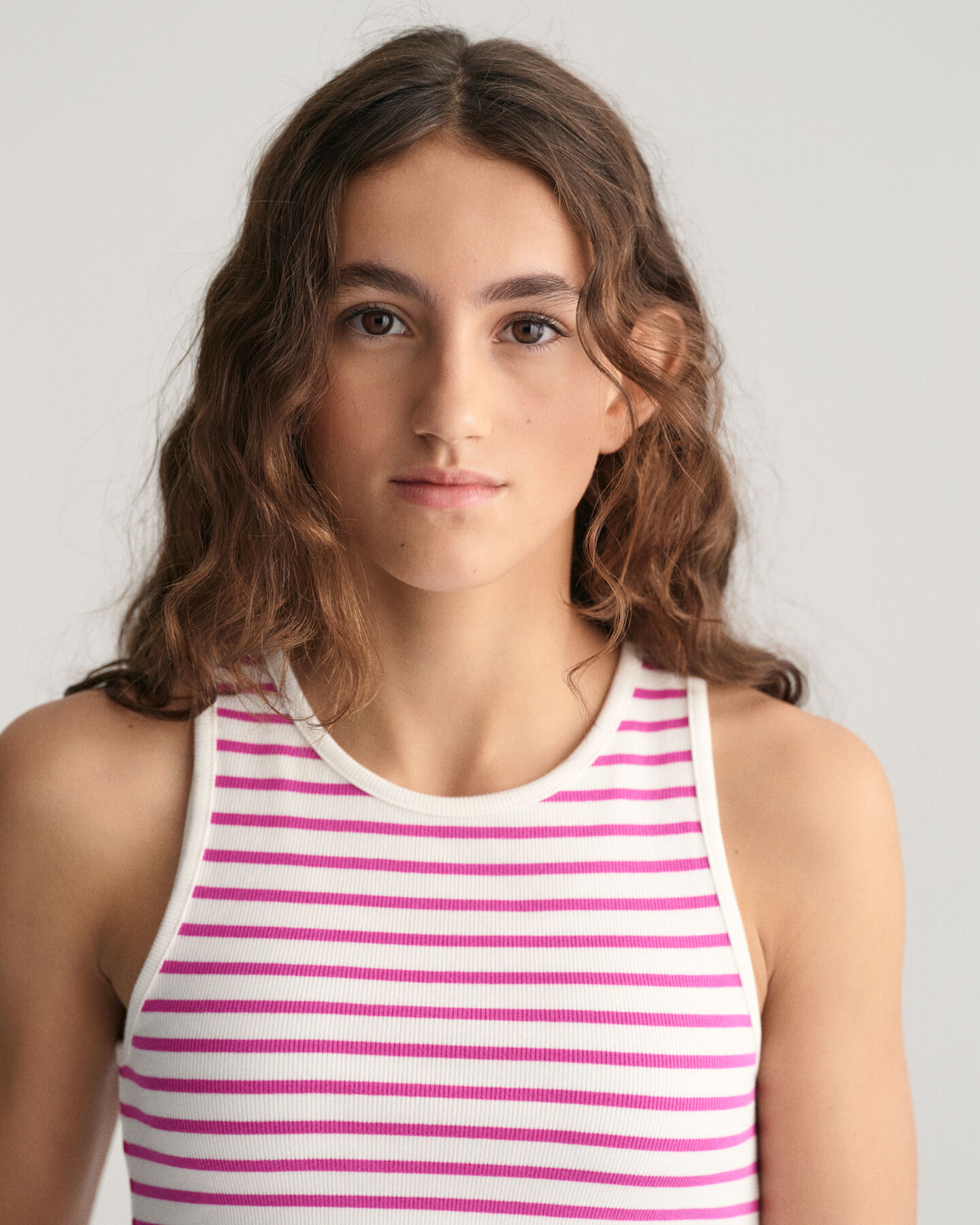 Teen Girls Geripptes Tanktop mit Streifen