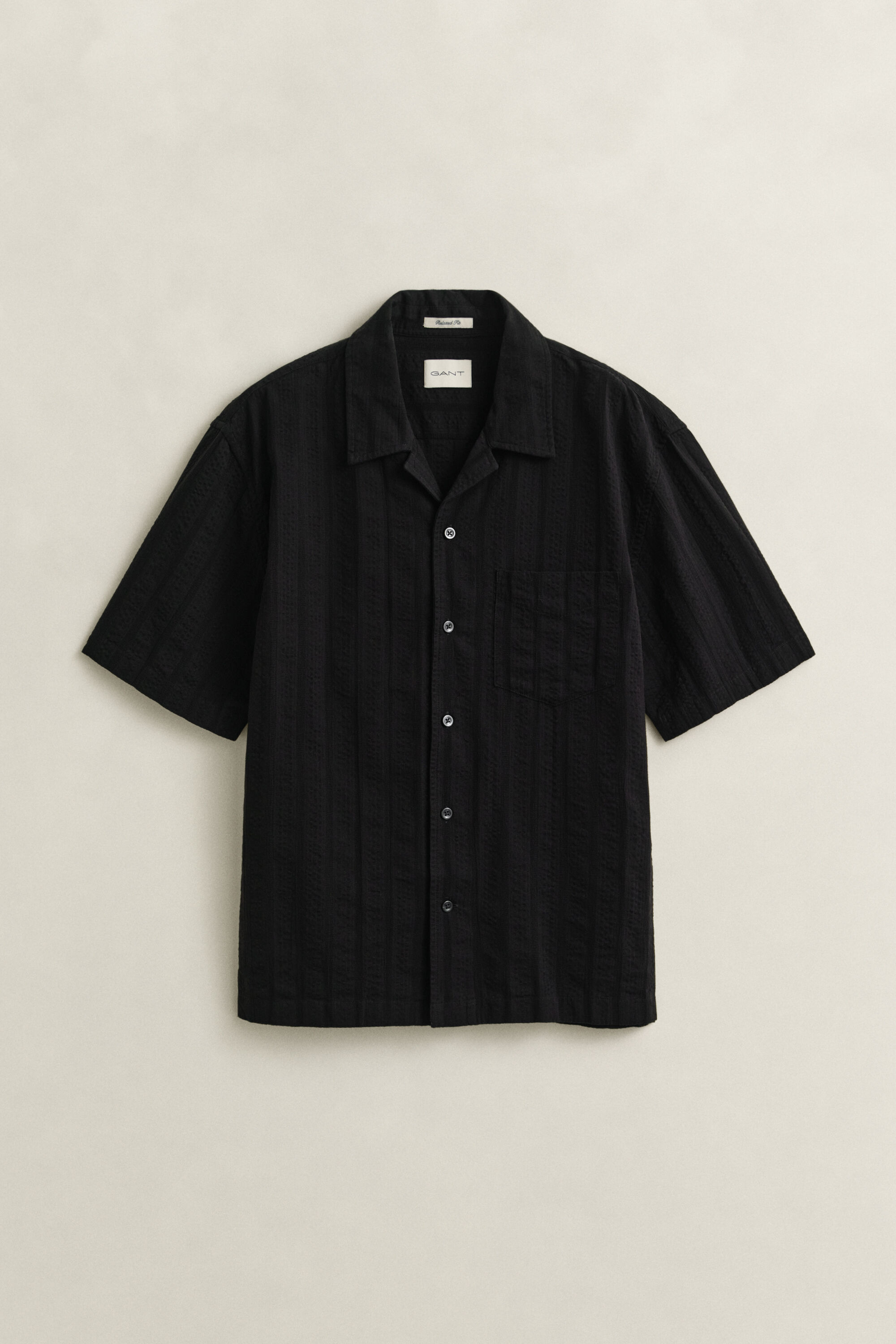 Relaxed Fit Dobby Stripe Hemd