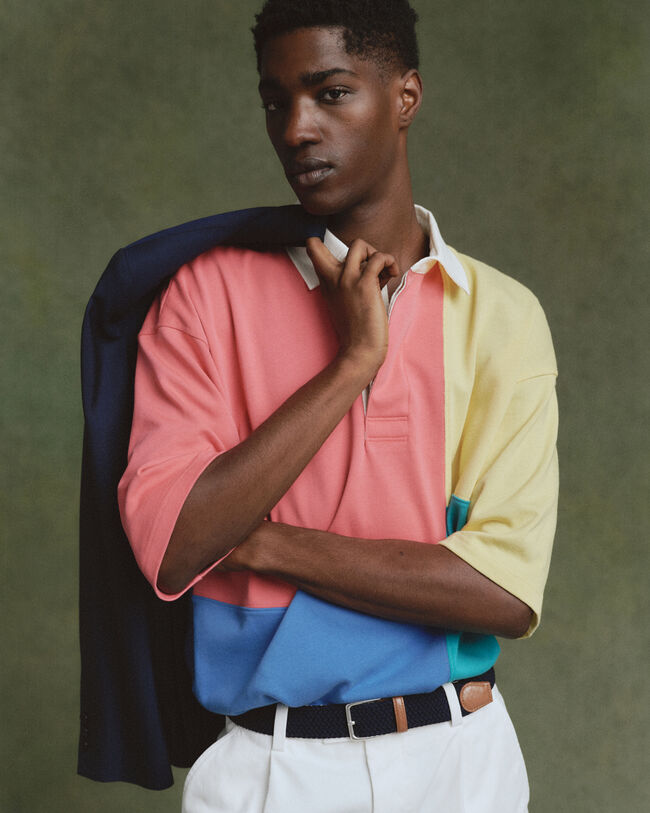 Heavy Rugger im Blockfarbendesign