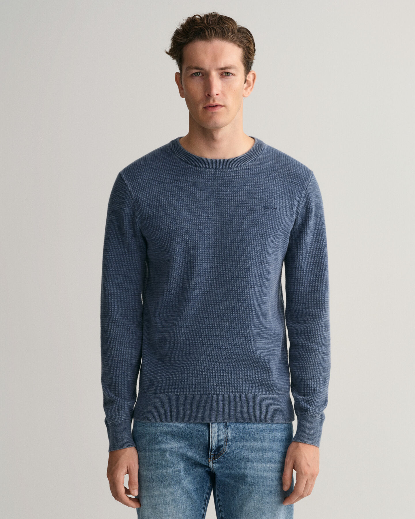 Sunfaded Rundhalspullover