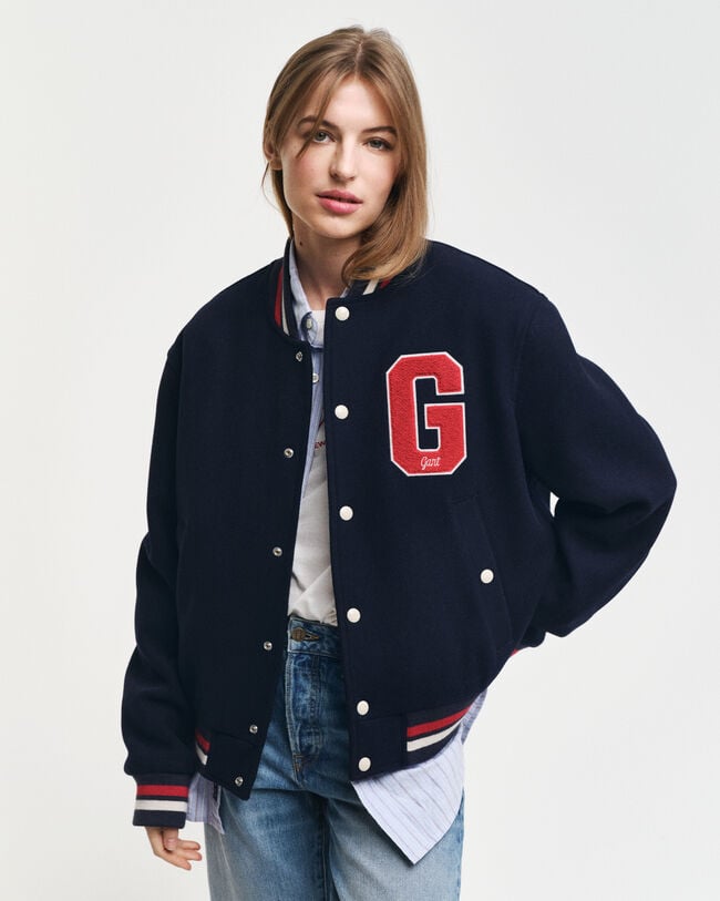 GANT Varsity Jacke aus Wollmischung
