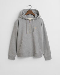 Anchor Hoodie mit Rei&szlig;verschlusskragen und Stickerei