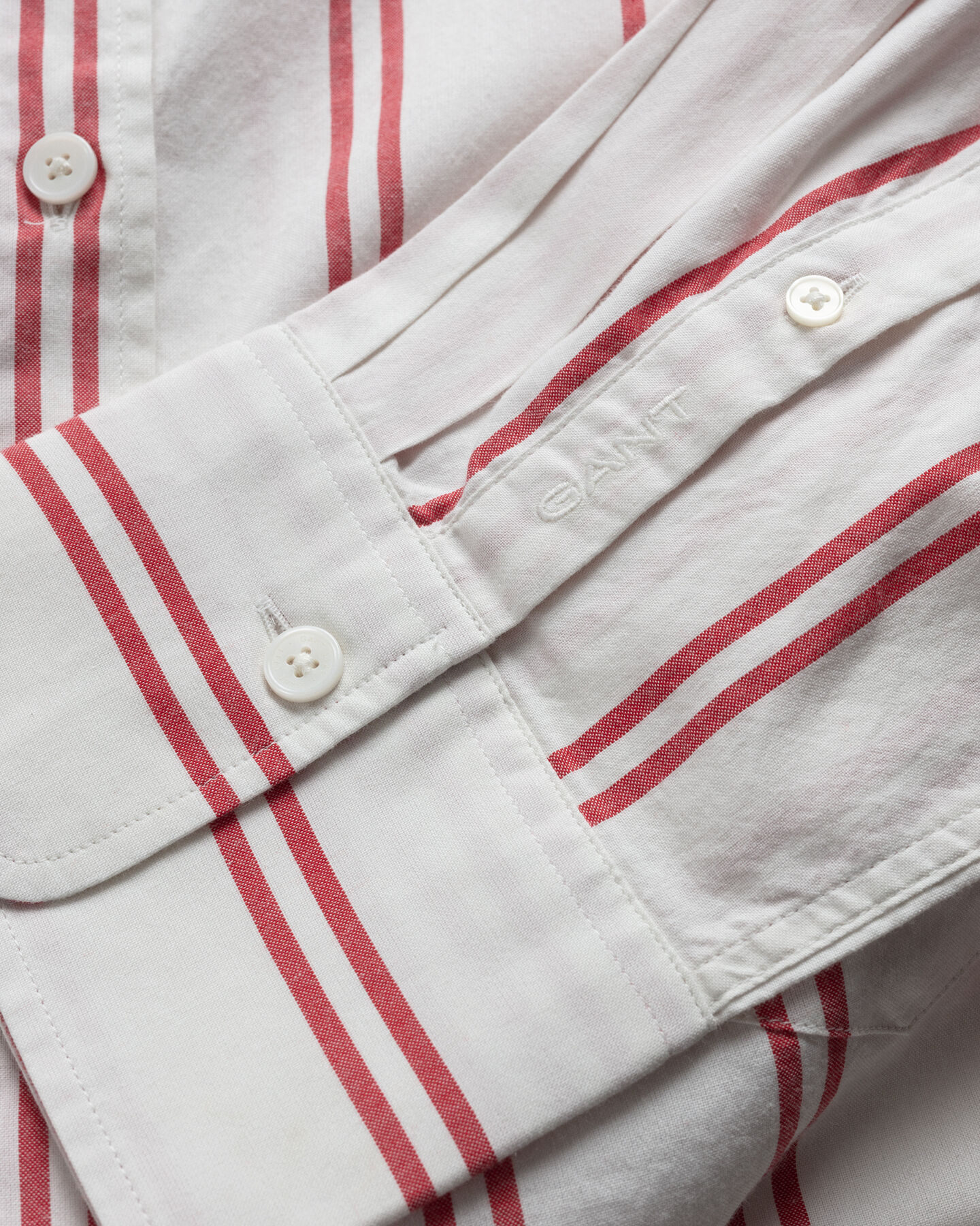 Oversize-Bluse mit Streifen