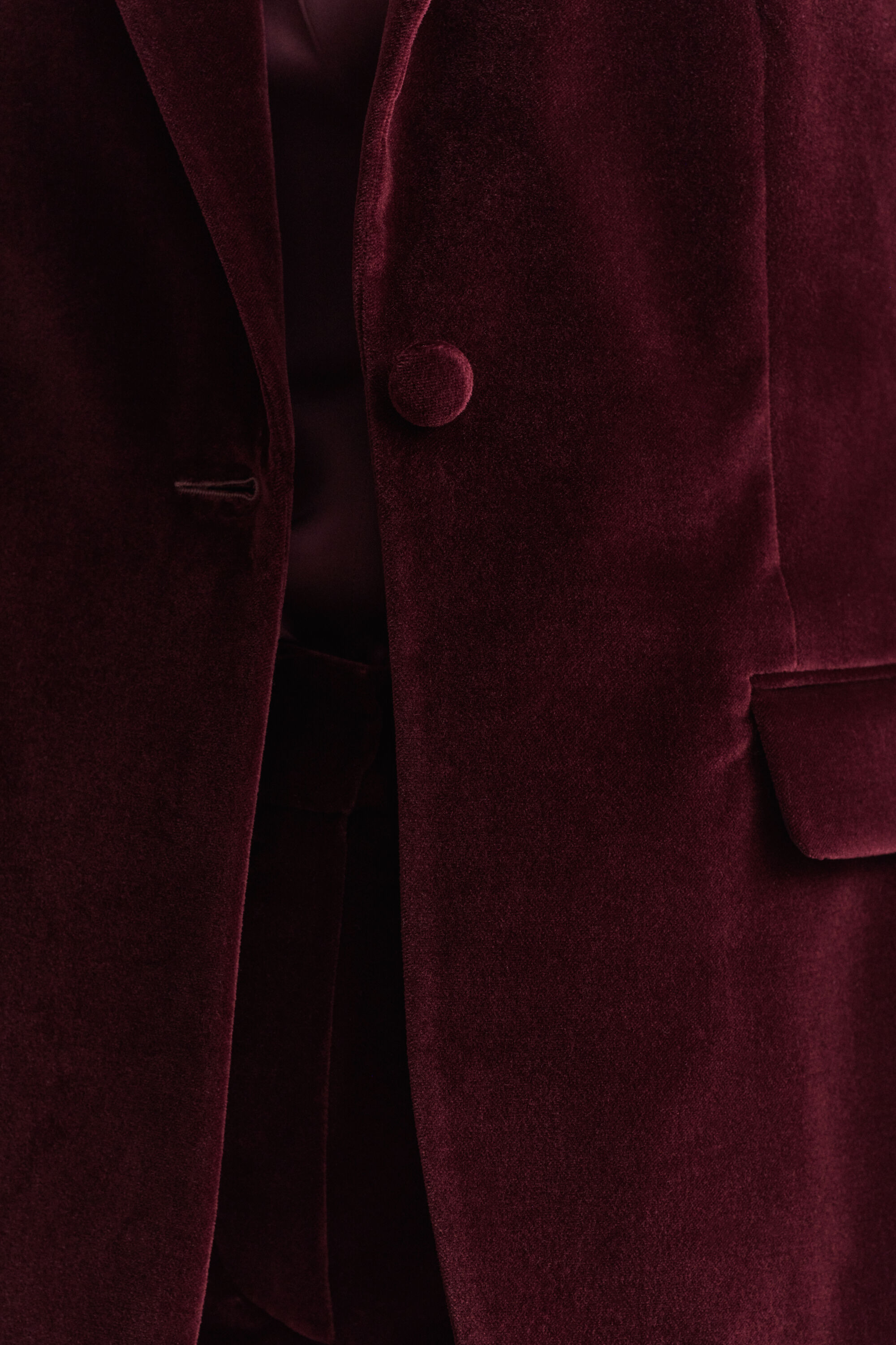 Veste blazer en velours