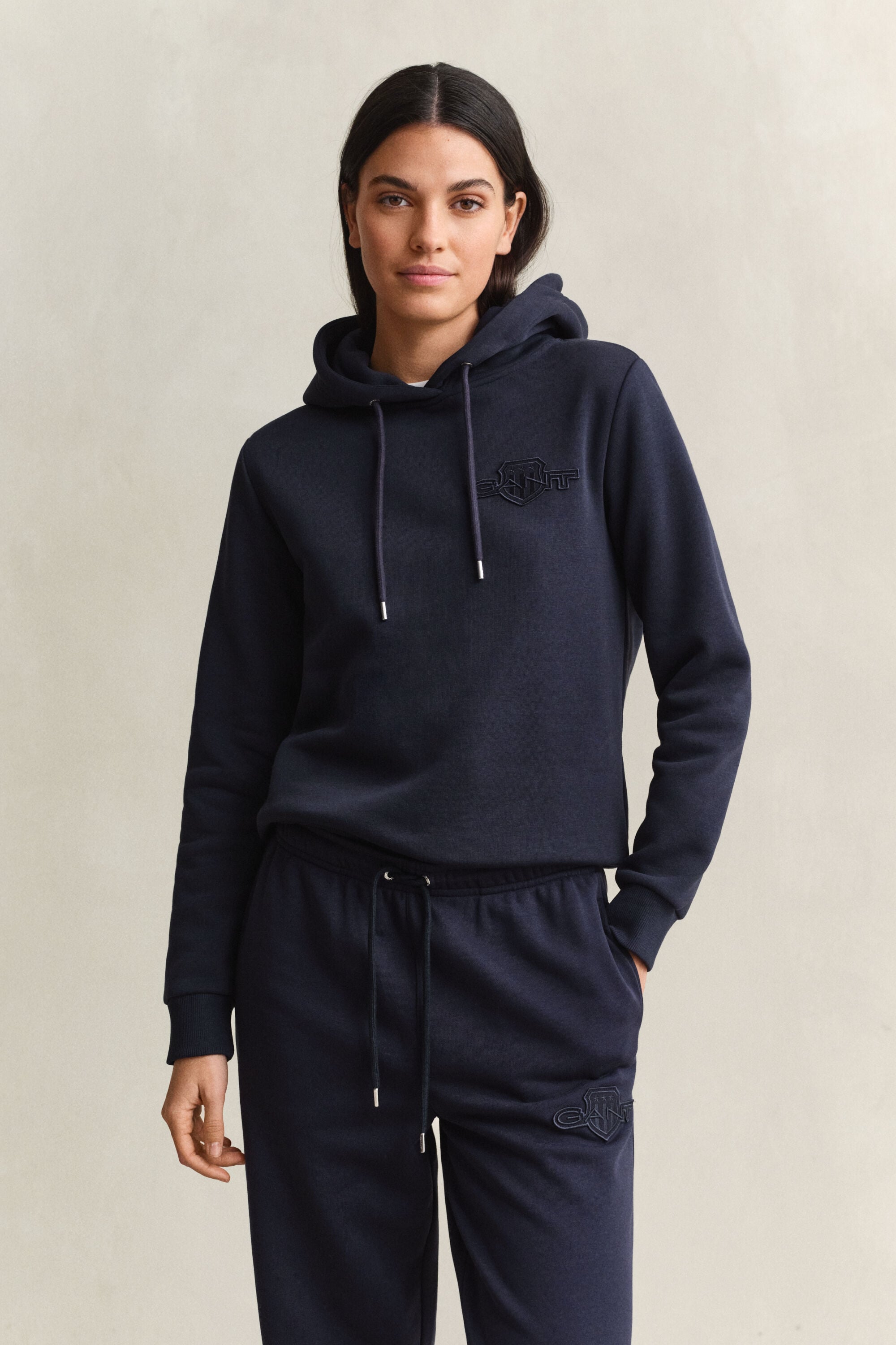 Felpa con cappuccio Tonal Shield