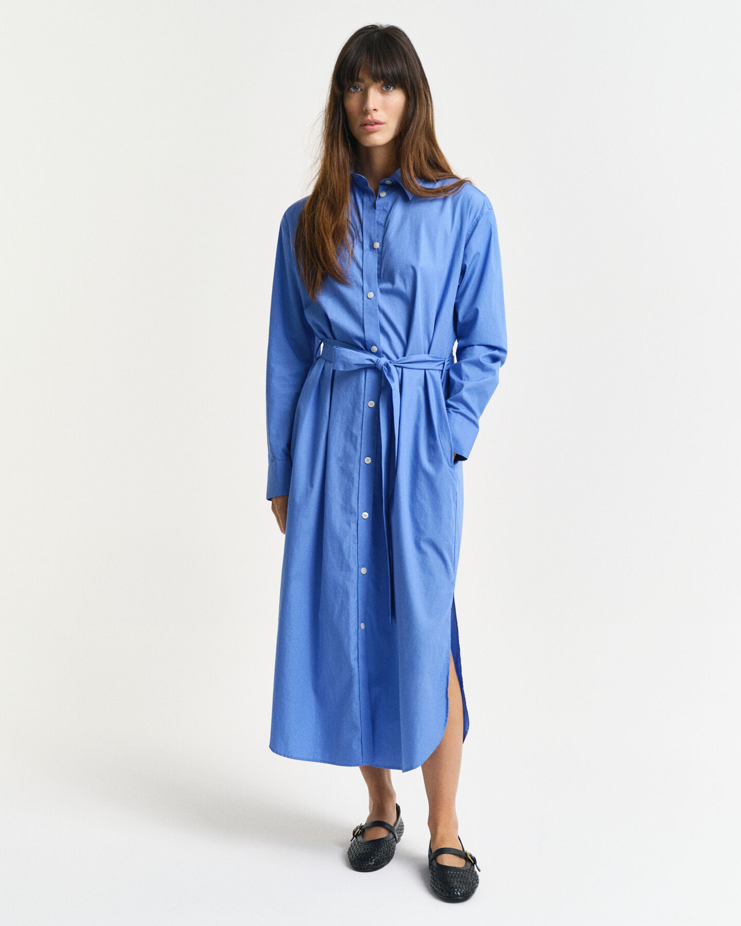 Popeline Hemdblusenkleid