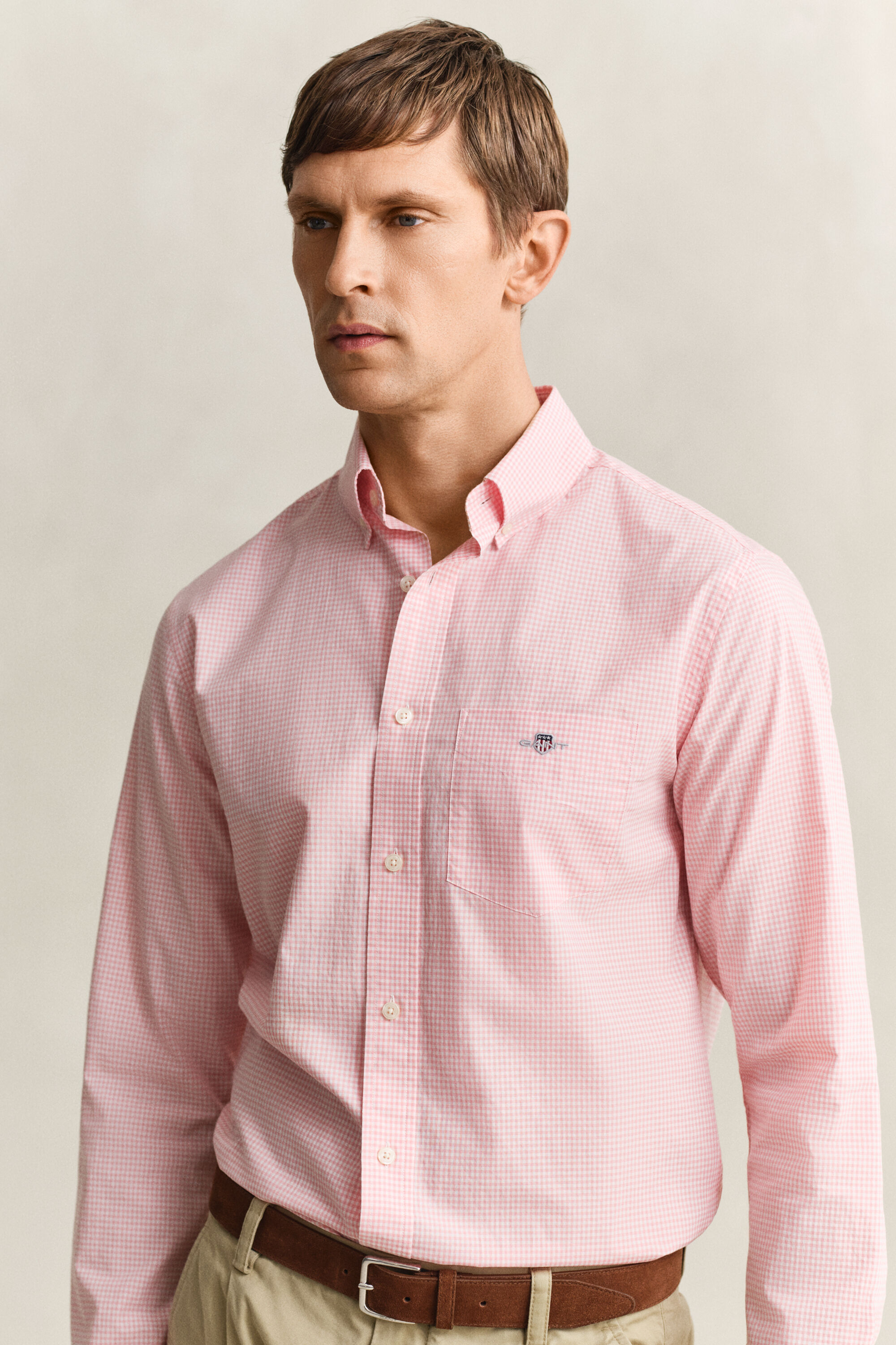 Gingham Classic Poplin Shirt