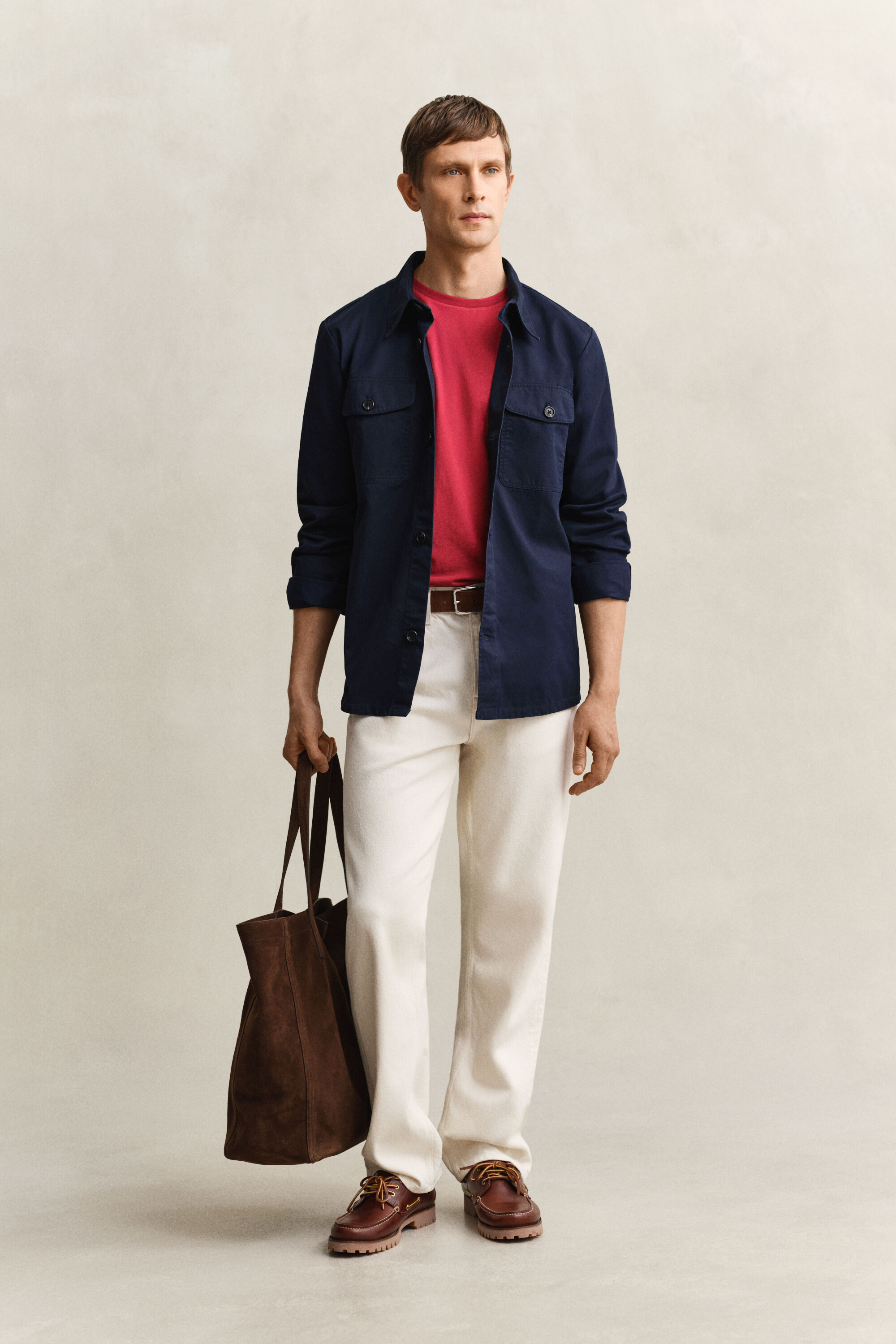 Hemdjacke aus Baumwolltwill