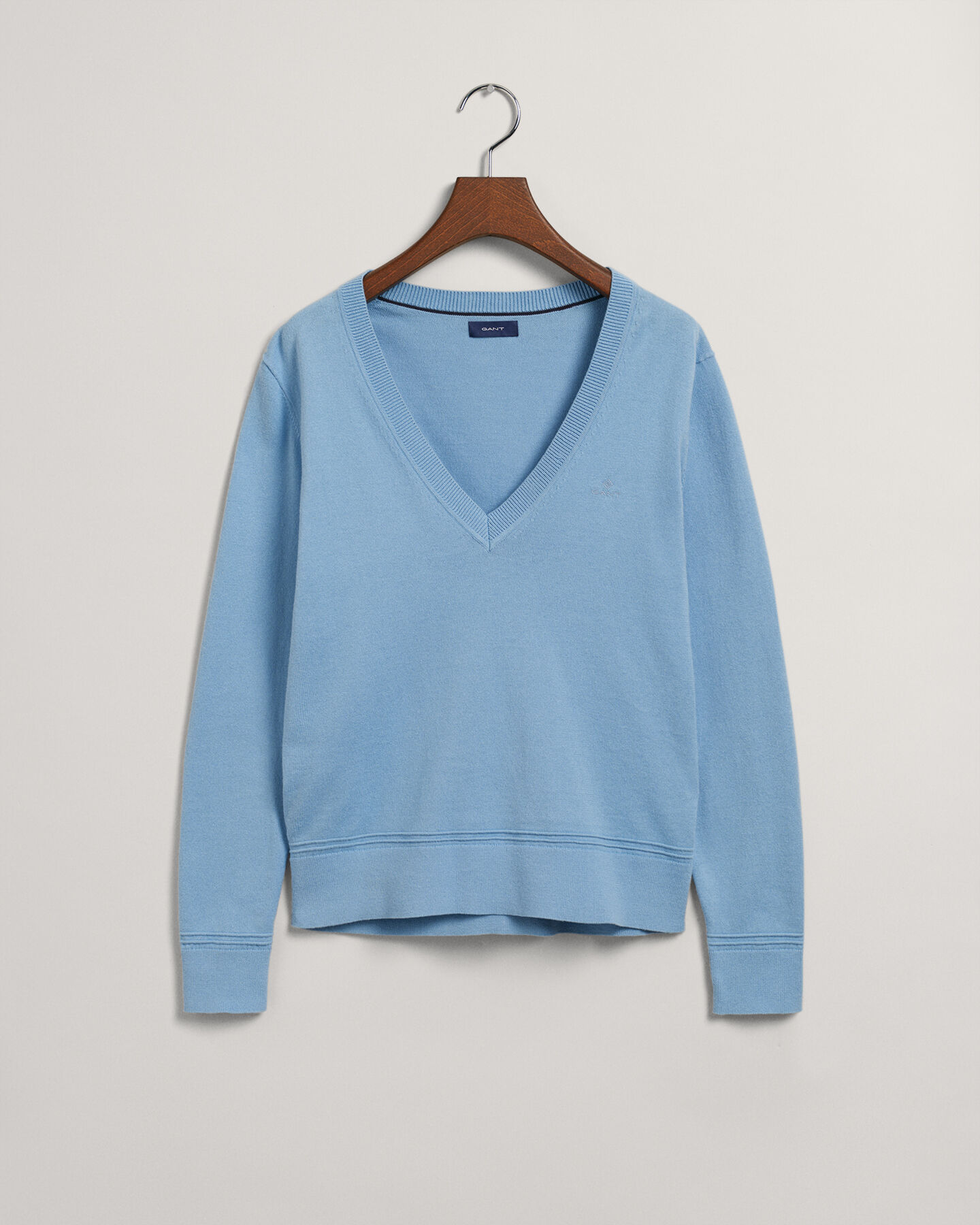 Leichter V-Neck Pullover aus Baumwolle