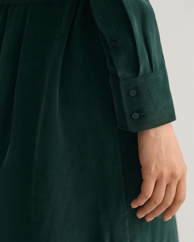 Relaxed Fit Utility Hemdblusenkleid