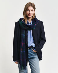 Karierter Schal mit Kaschmiranteil
