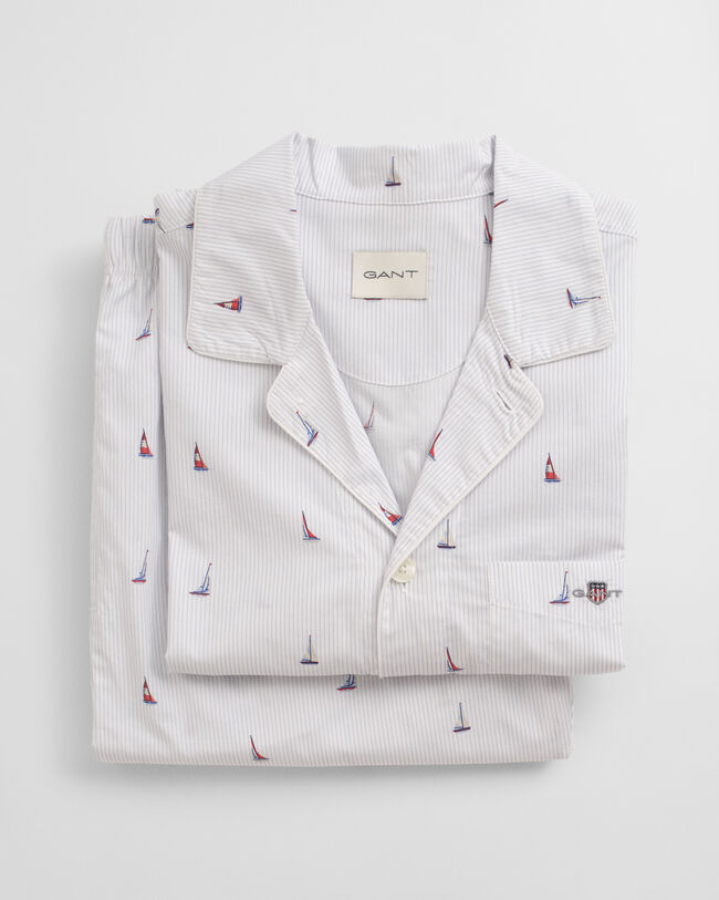 Pyjama mit Boot-Print