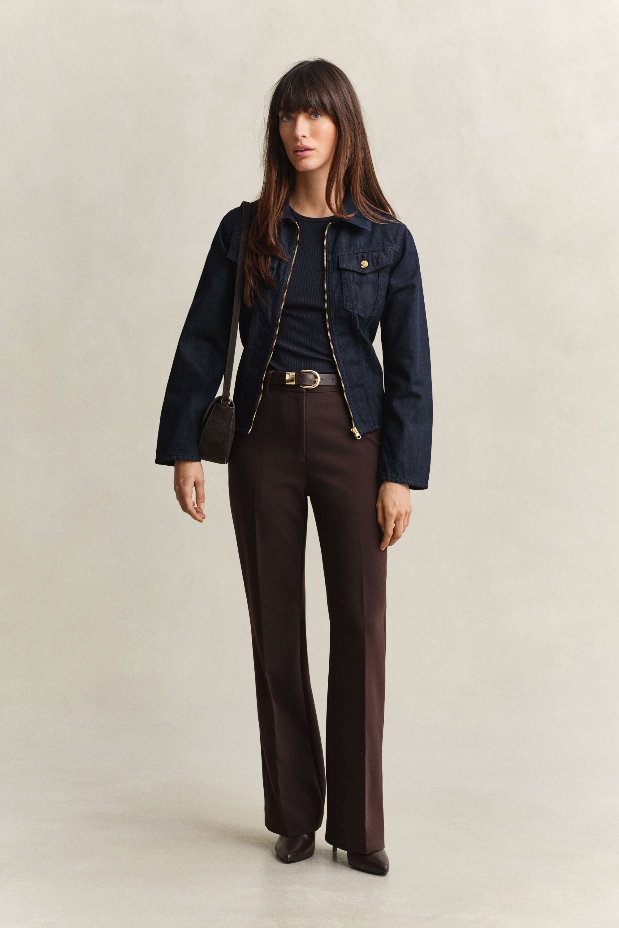 T-shirt slim a coste
