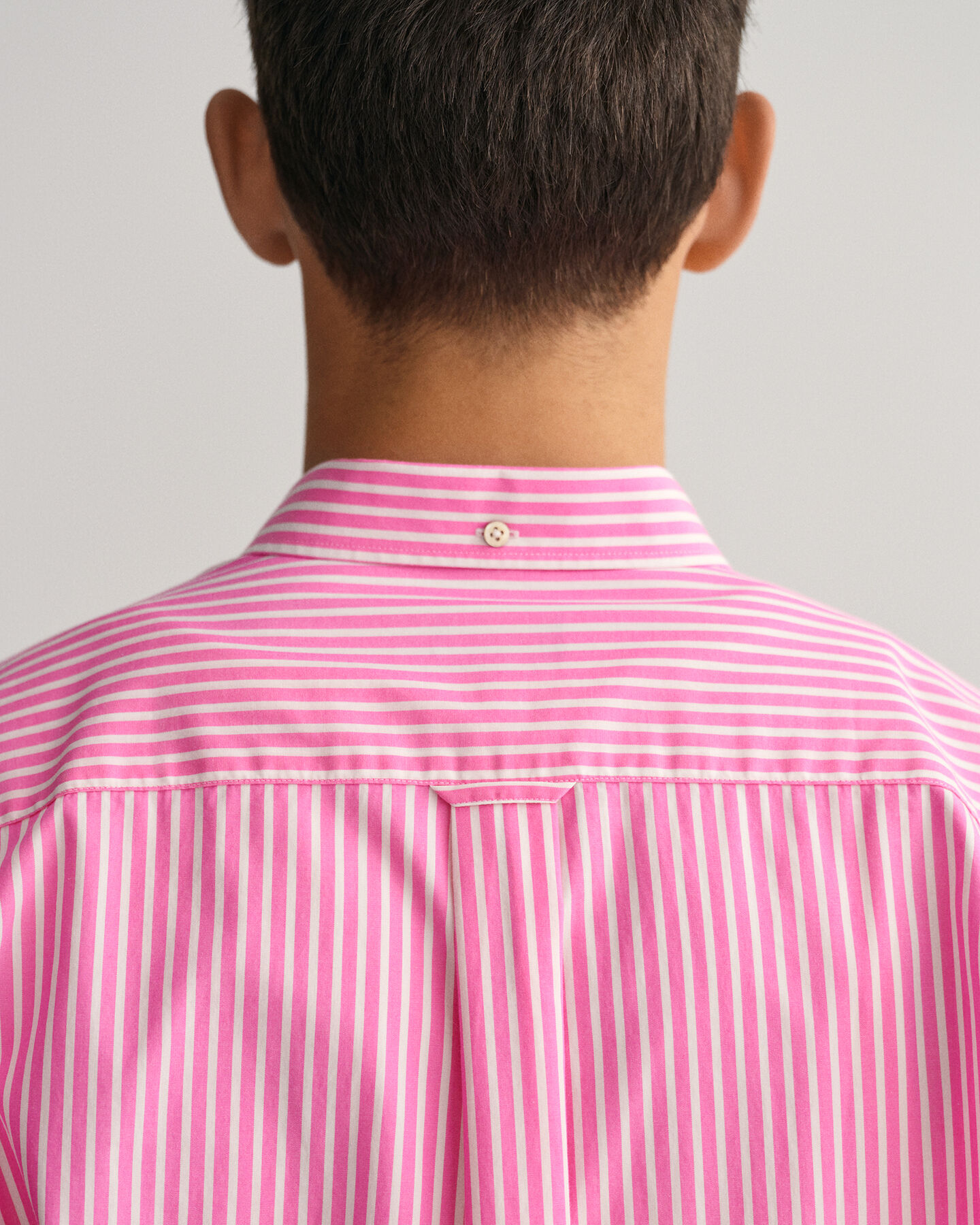 Regular Fit Broadcloth Kurzarmhemd mit Streifen