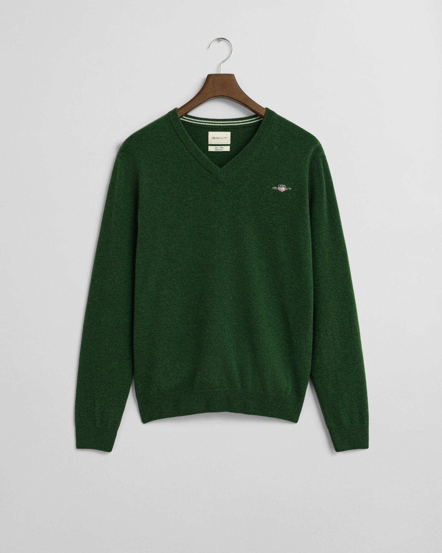 Superfine Lambswool V-Neck Pullover