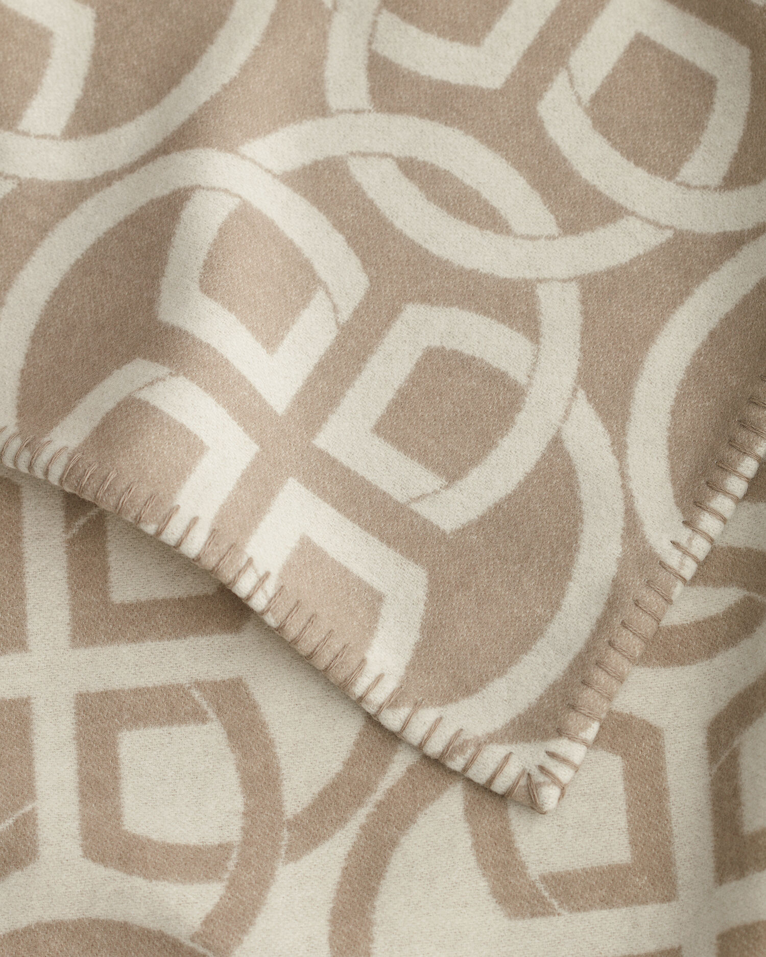 Monogram Wool Throw