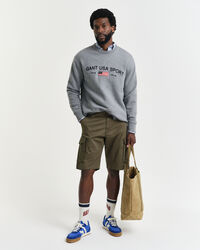 Relaxed Fit Cargoshorts aus Twill