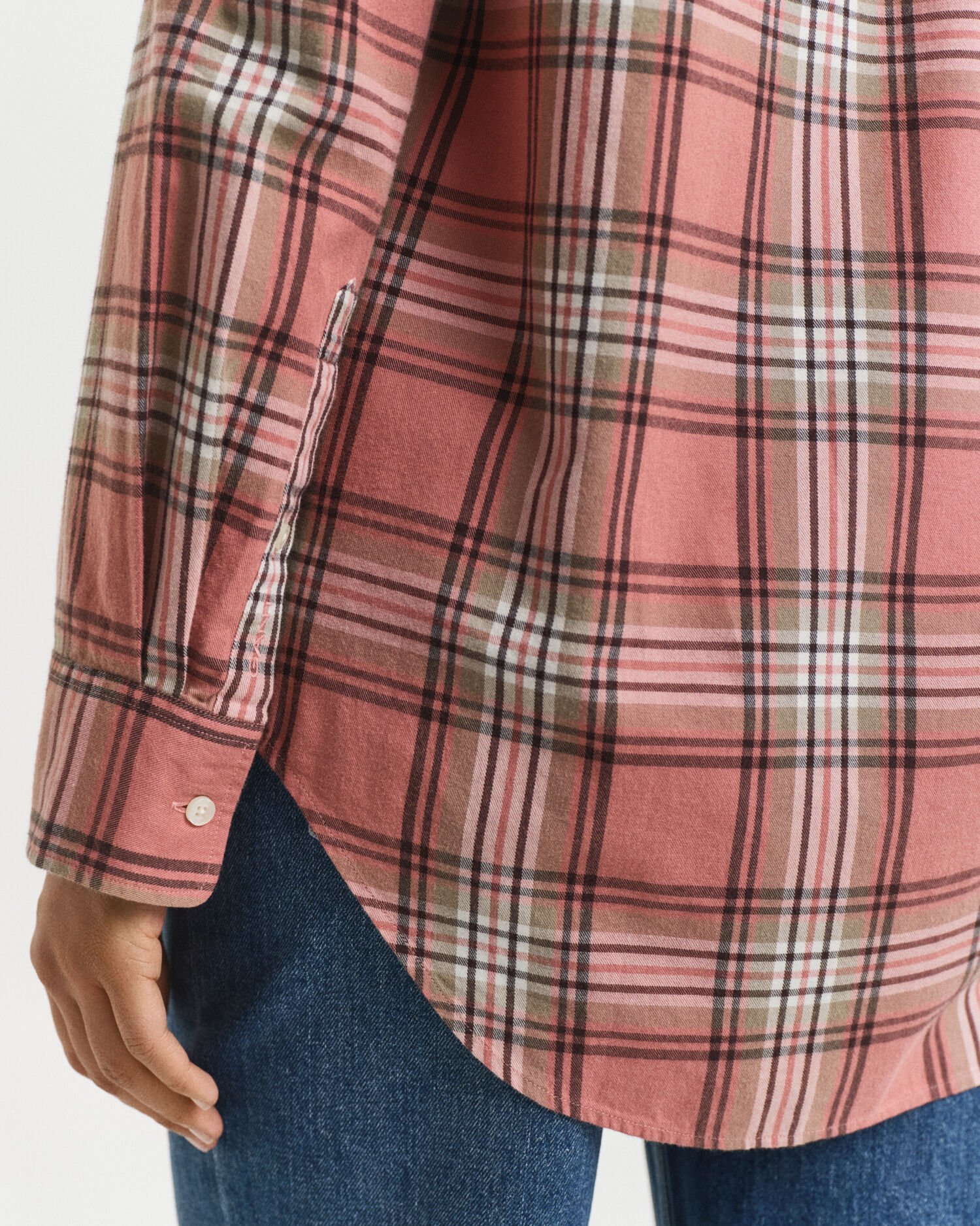 Camicia in flanella a quadri relaxed fit
