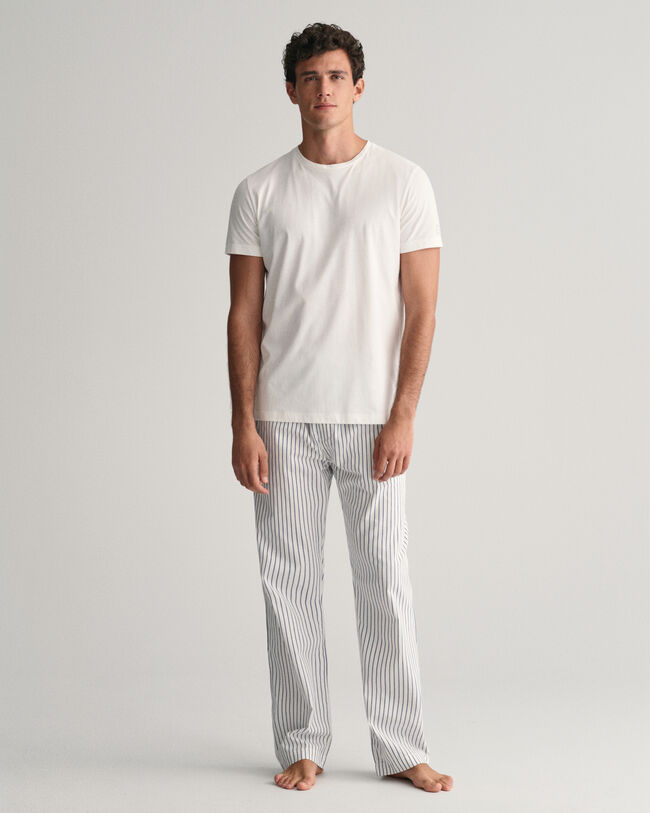 Pyjama mit T-Shirt & gestreifter Hose in Geschenkbox