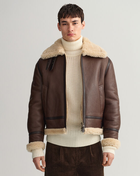 Shearling-Jacke