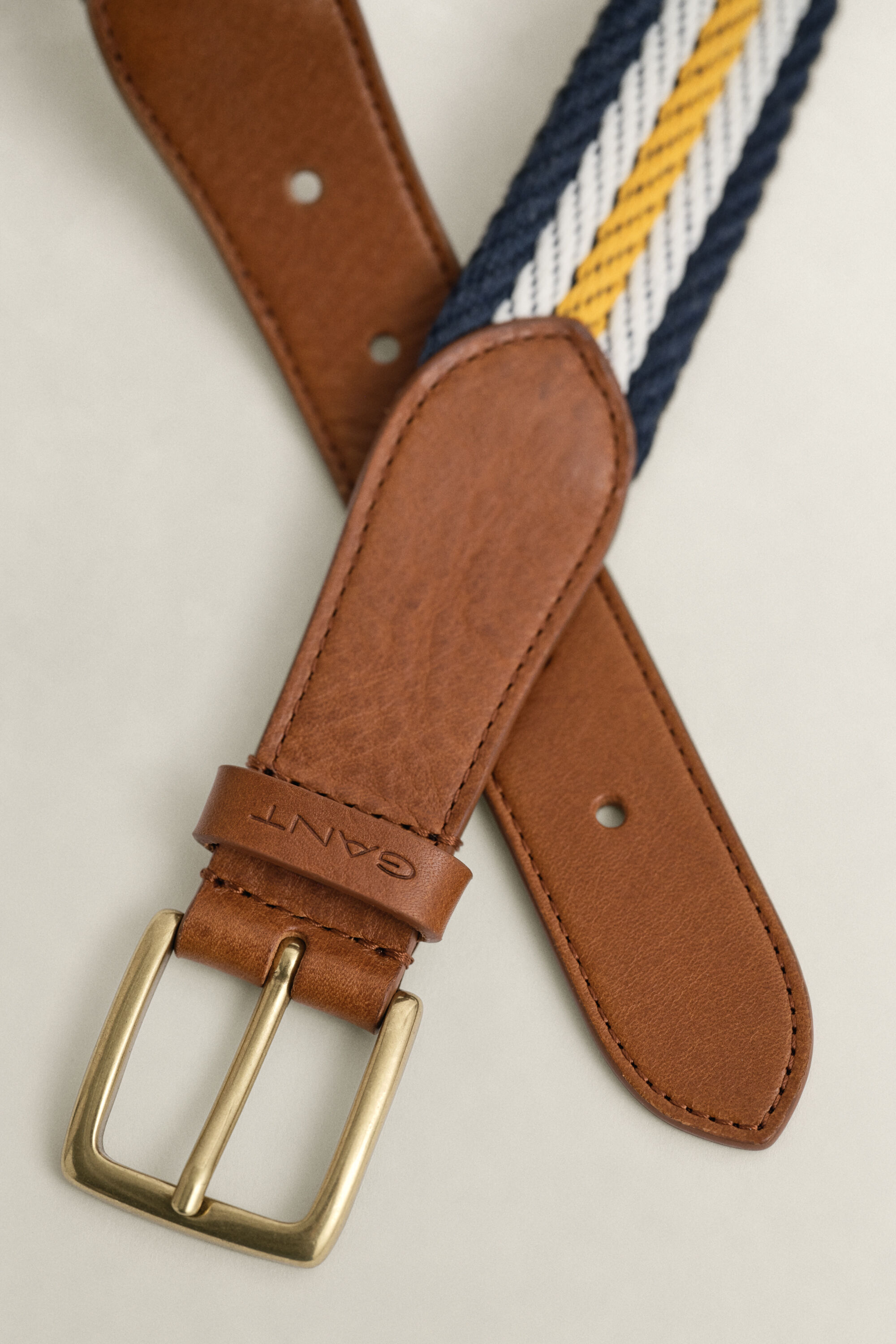 Ceinture en toile à rayures