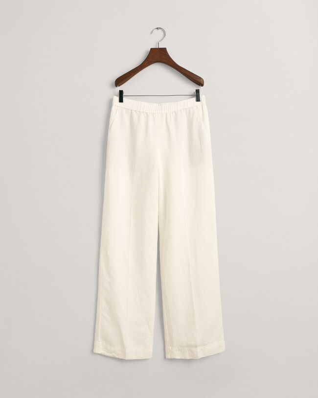 Relaxed Fit Leinenmix Pull-On Hose