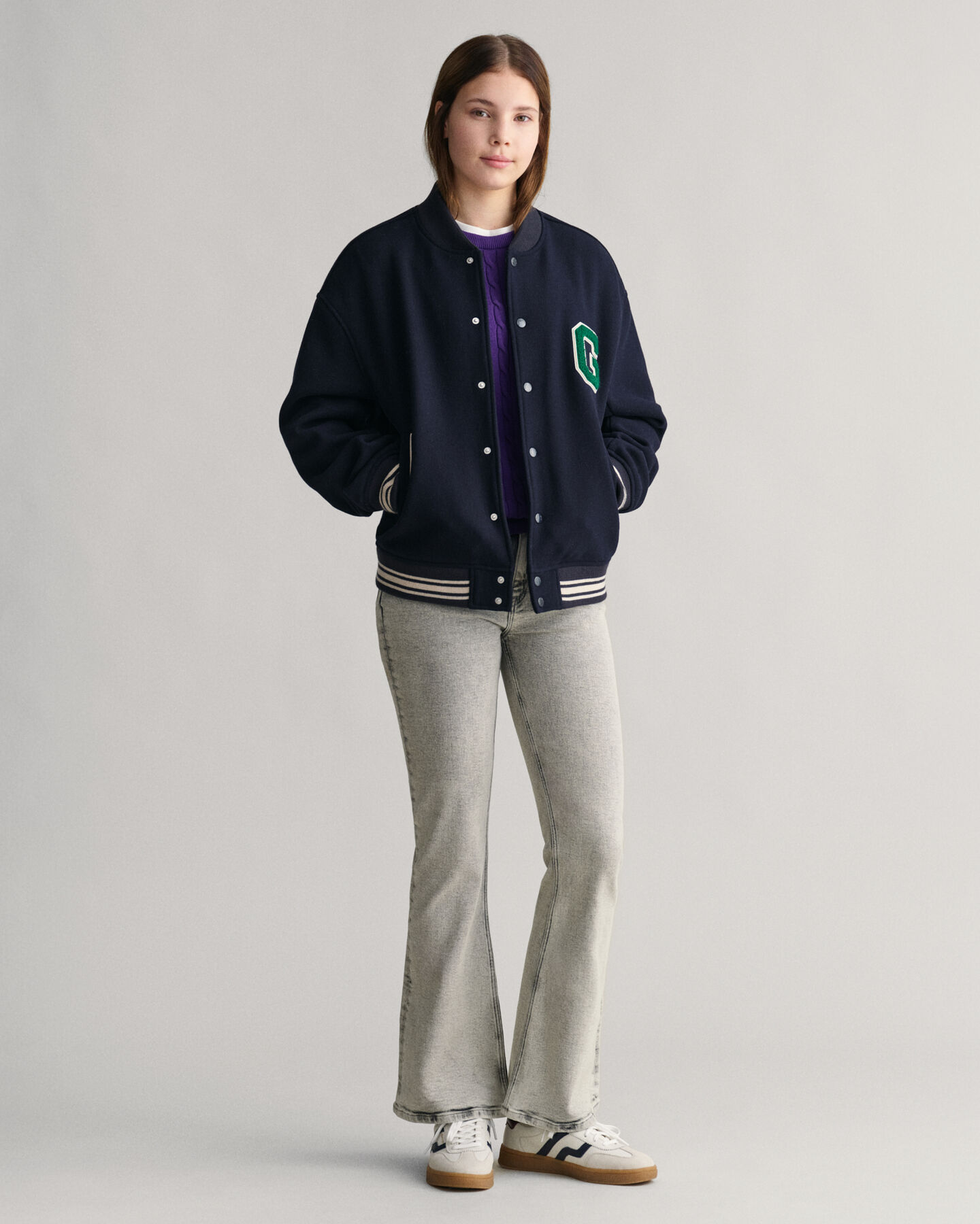 Teens GANT Varsity Jacke aus Wolle