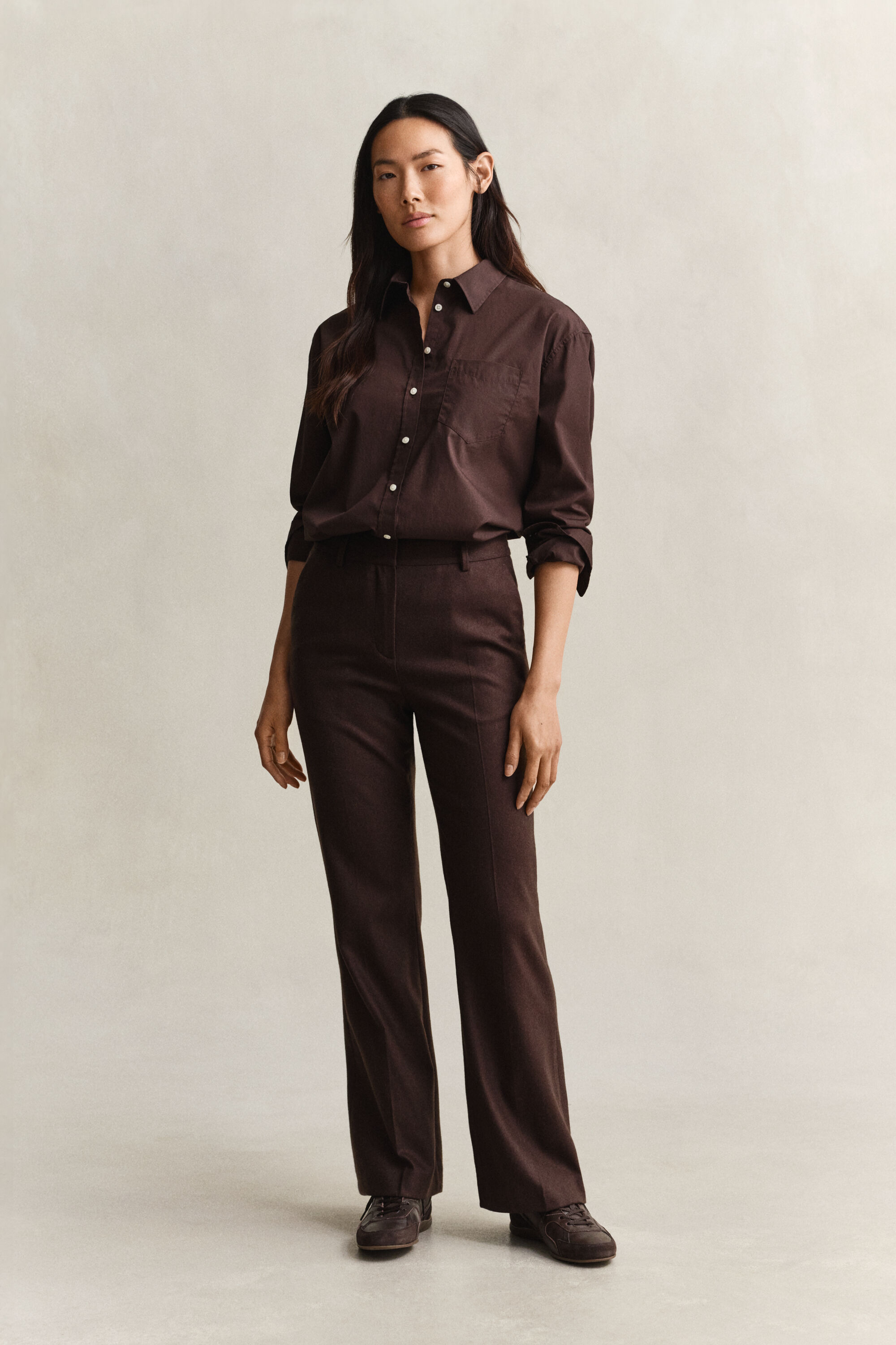 Regular Fit Classic Popeline Bluse