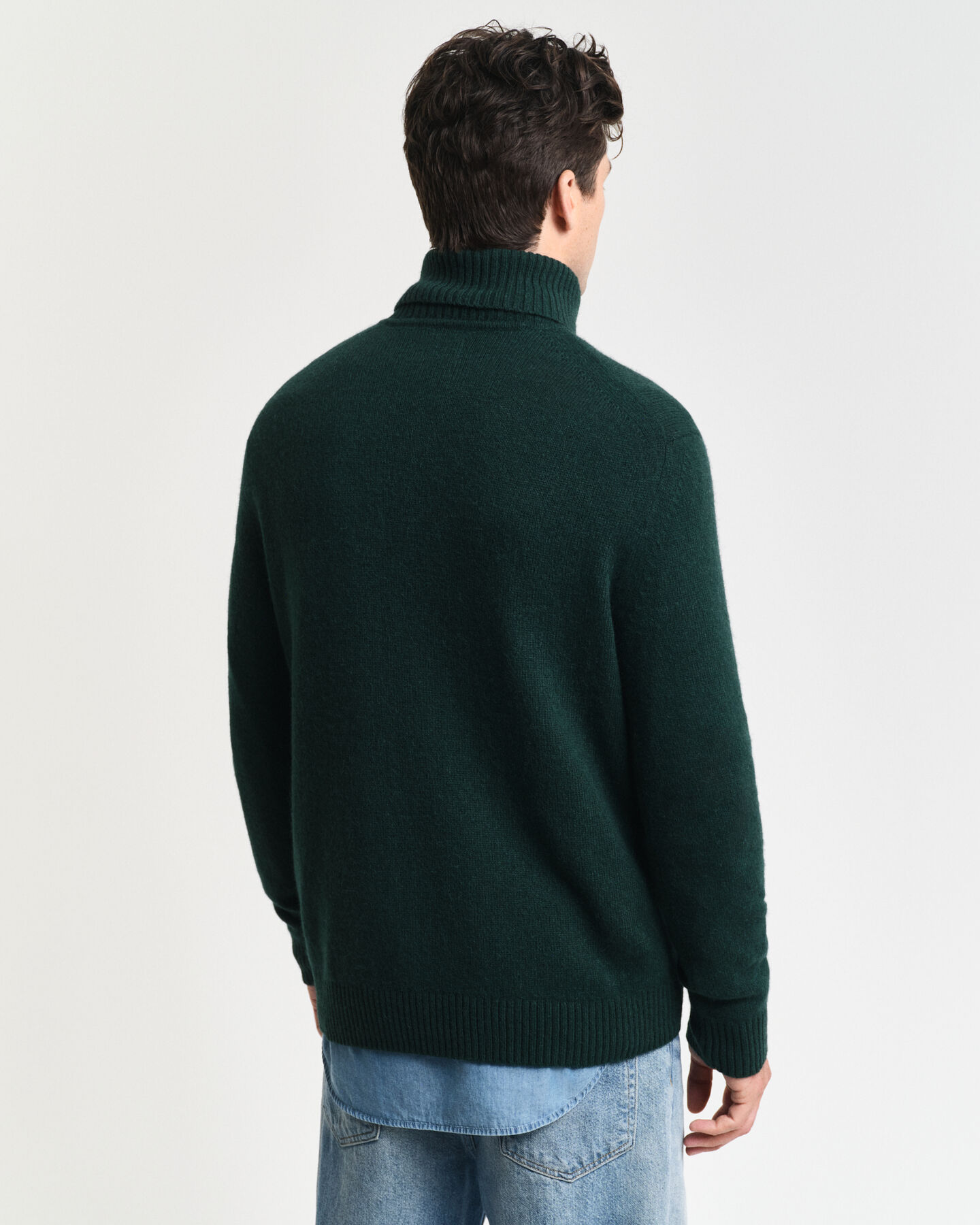 Rollkragenpullover aus Wollgemisch