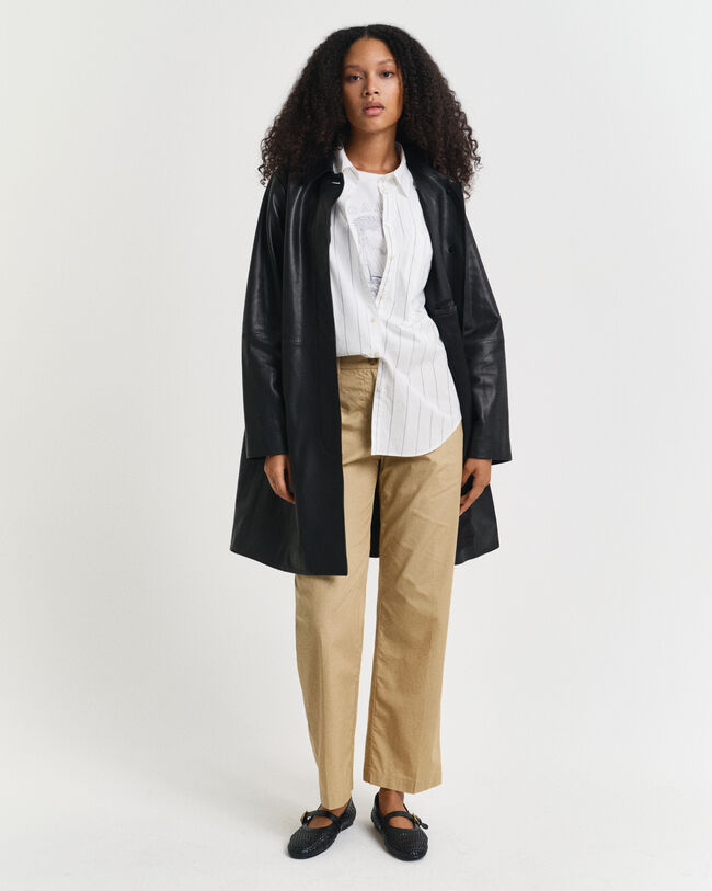 Kurzmantel aus Leder