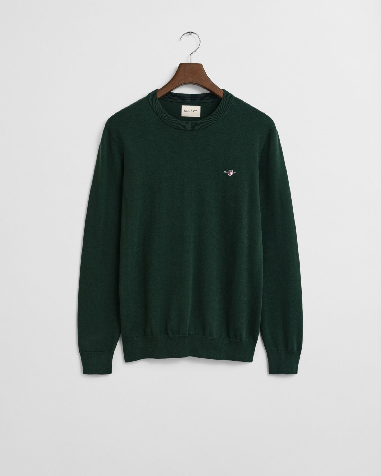 Klassischer Rundhalspullover aus Baumwolle