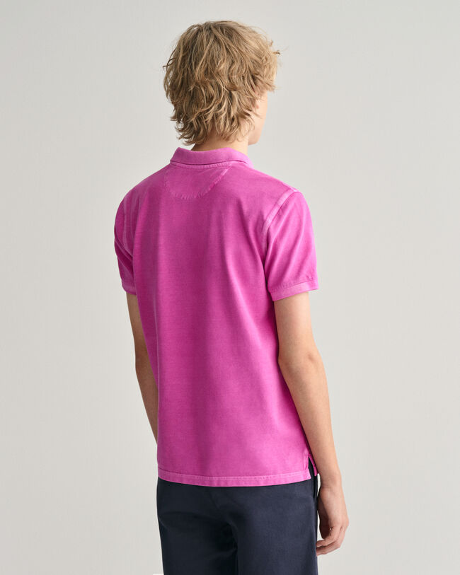 Teens Sunfaded Piqu&eacute; Poloshirt