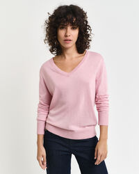 Feinstrick V-Neck Pullover