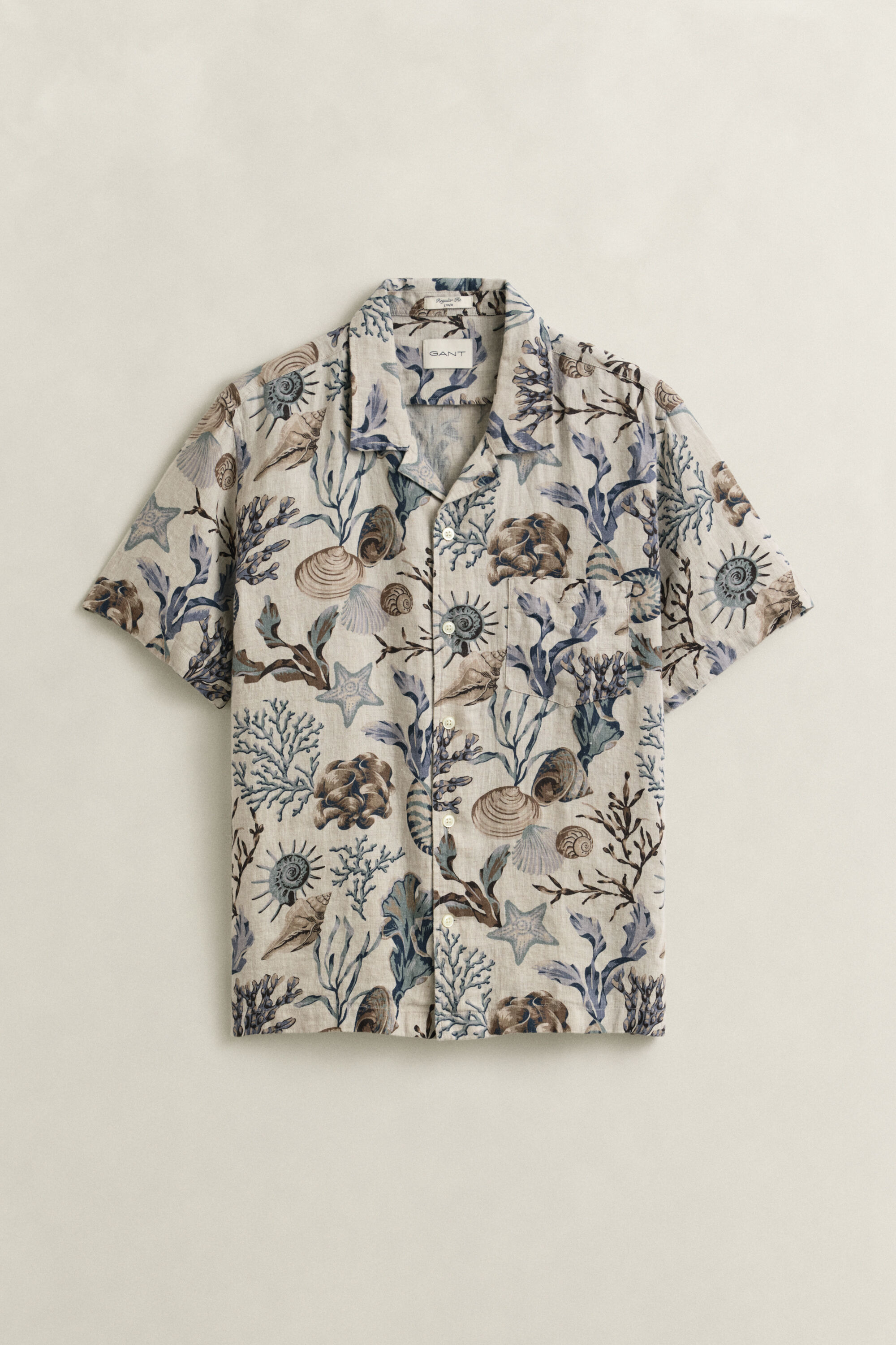 Printed Linen Shirt