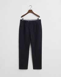 Slim Fit Hose aus Baumwolltwill mit schmal zulaufendem Bein