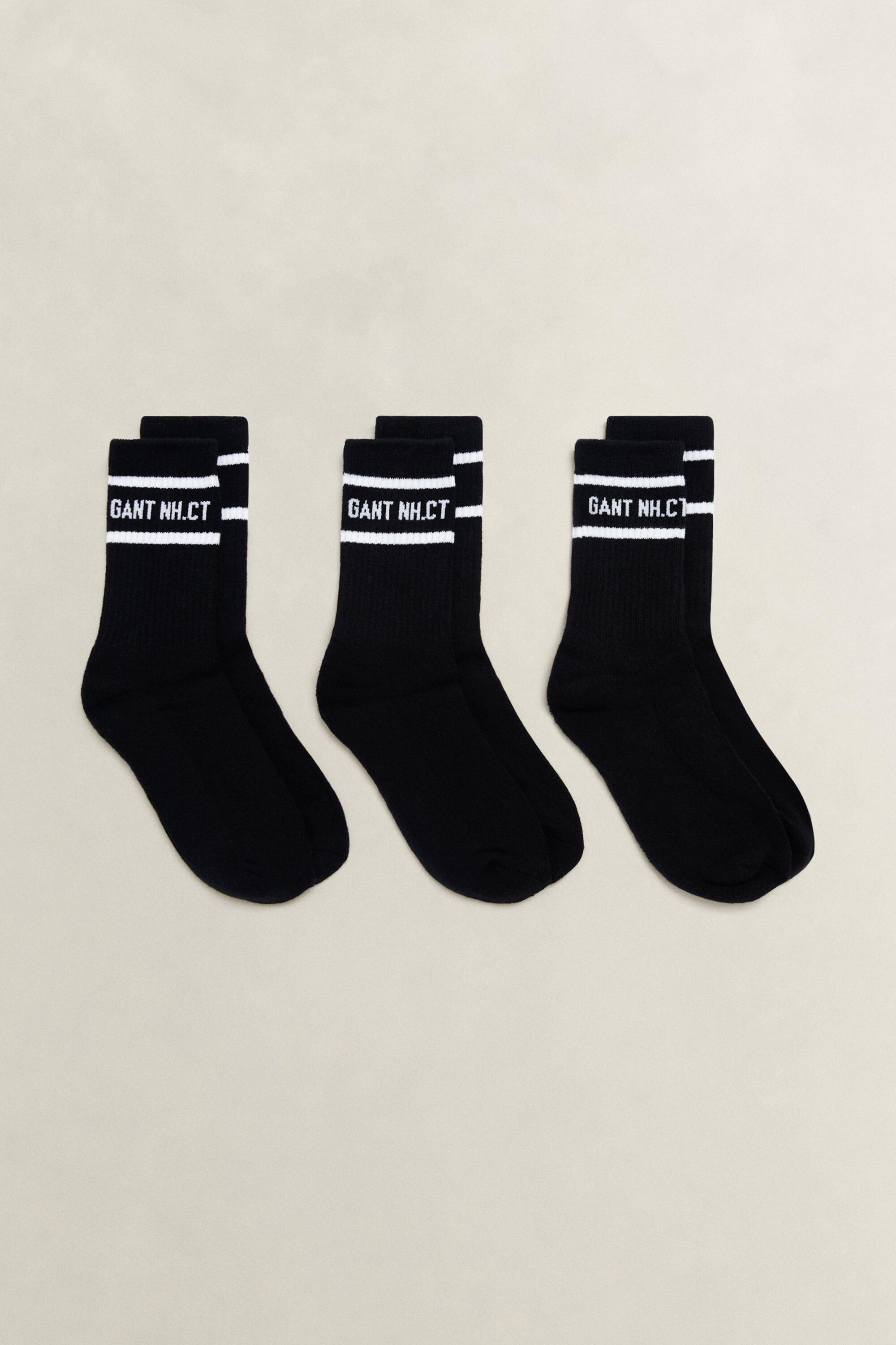 Confezione da 3 paia di calzini sportivi a righe Teen Boys