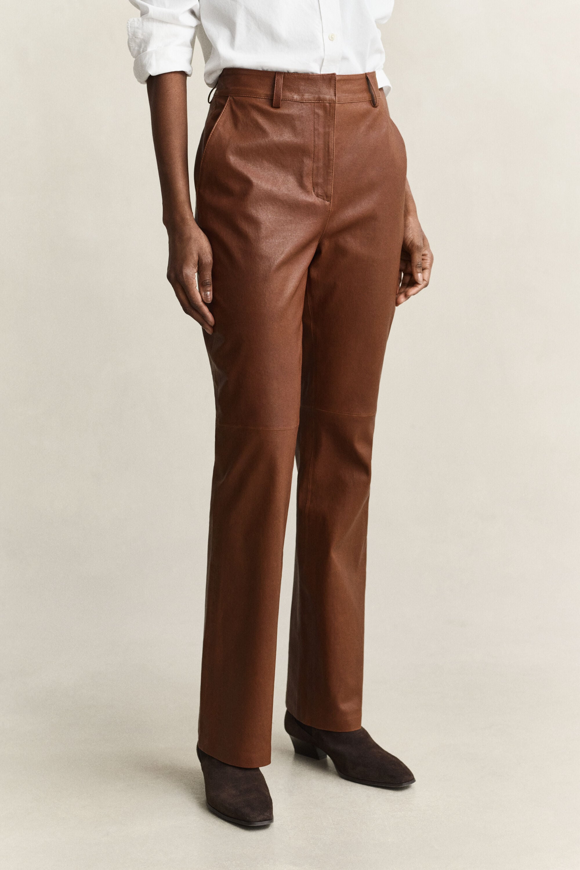 Ausgestellte Lederhose