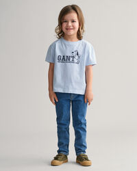 Kids GANT T-Shirt mit Hunde-Print