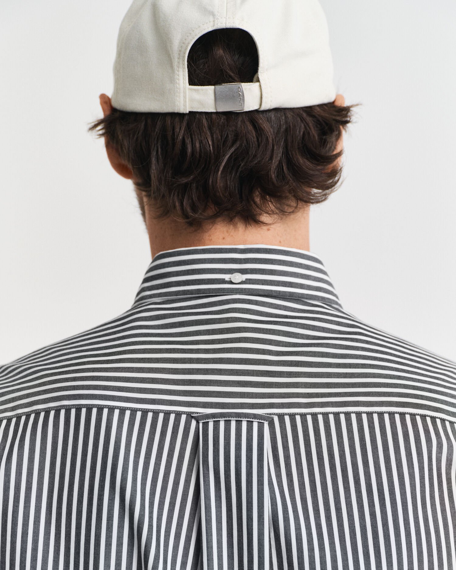 Chemise en popeline à rayures classique