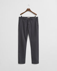 Slim Fit Dobby Chinohose mit Struktur