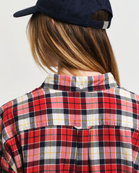 Relaxed Fit Flanellbluse mit Karomuster