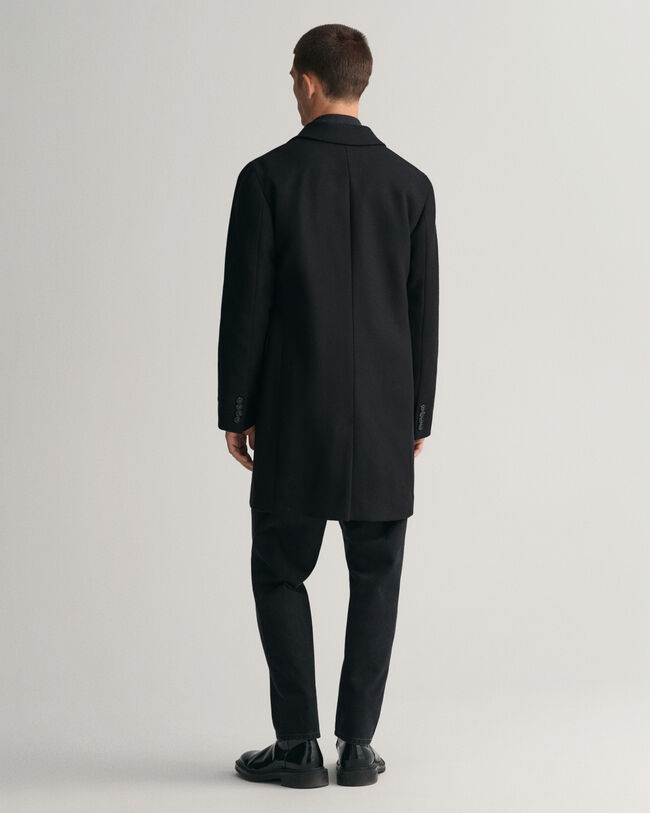 Tailored Fit Klassischer Woll Topcoat